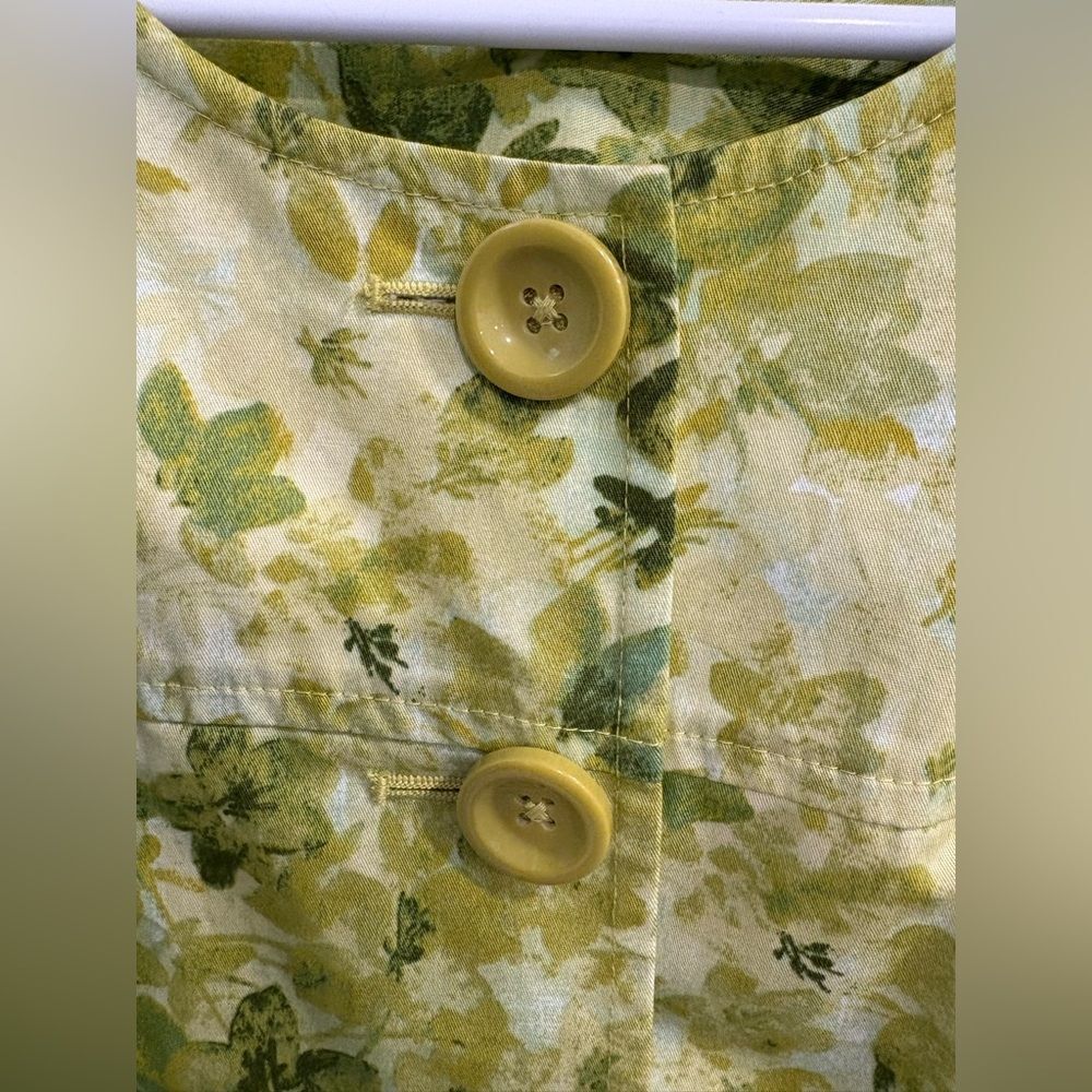Coldwater Creek Floral Multi Green Jacket - Picture 9 of 14
